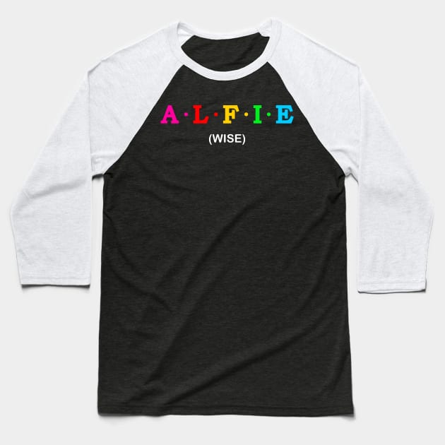 Alfie - Wise. Baseball T-Shirt by Koolstudio